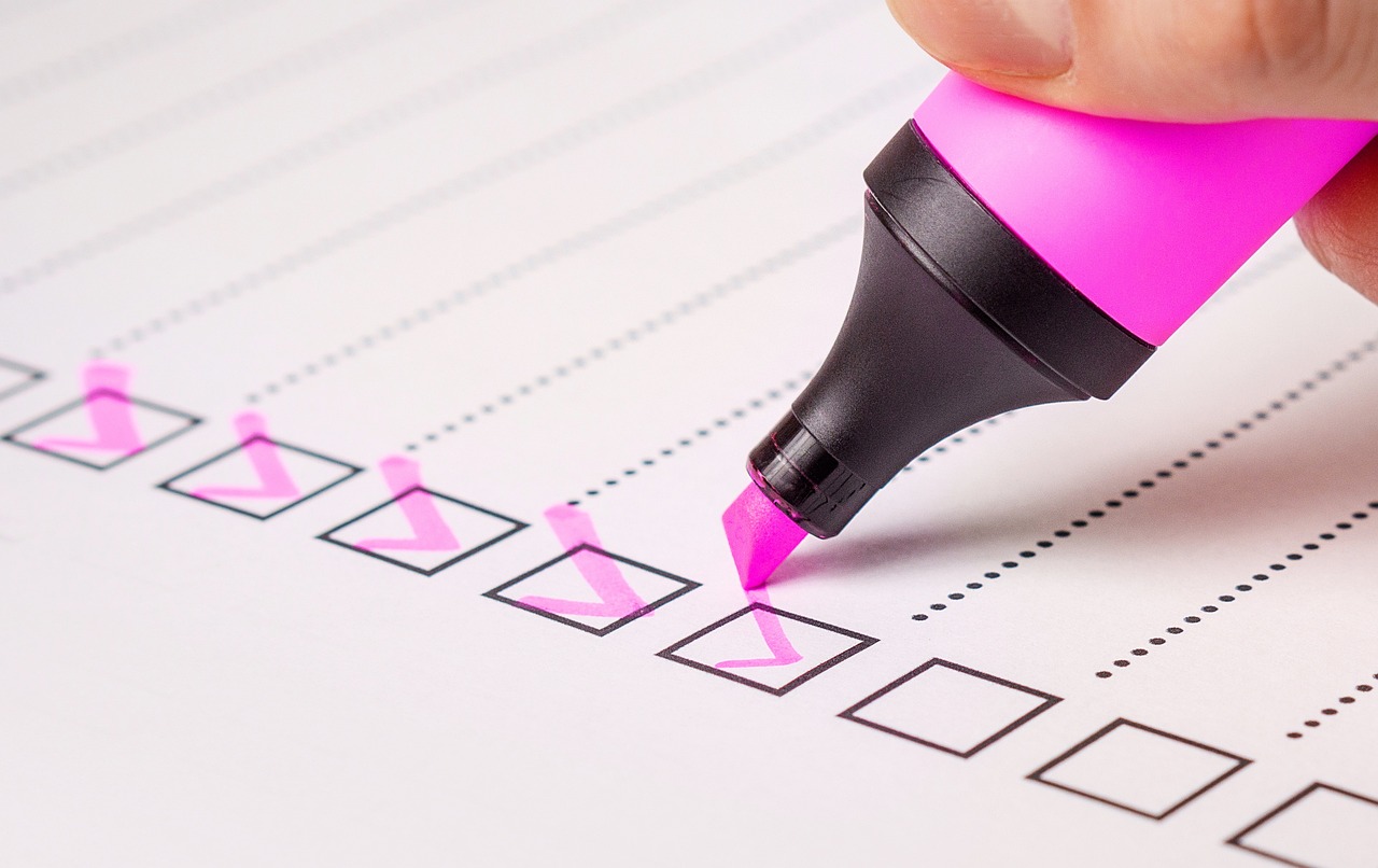 Application Checklist